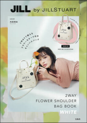 JILL by JILLSTUART 2WAY FLOWER SHOULDER BAG BOOK WHITE