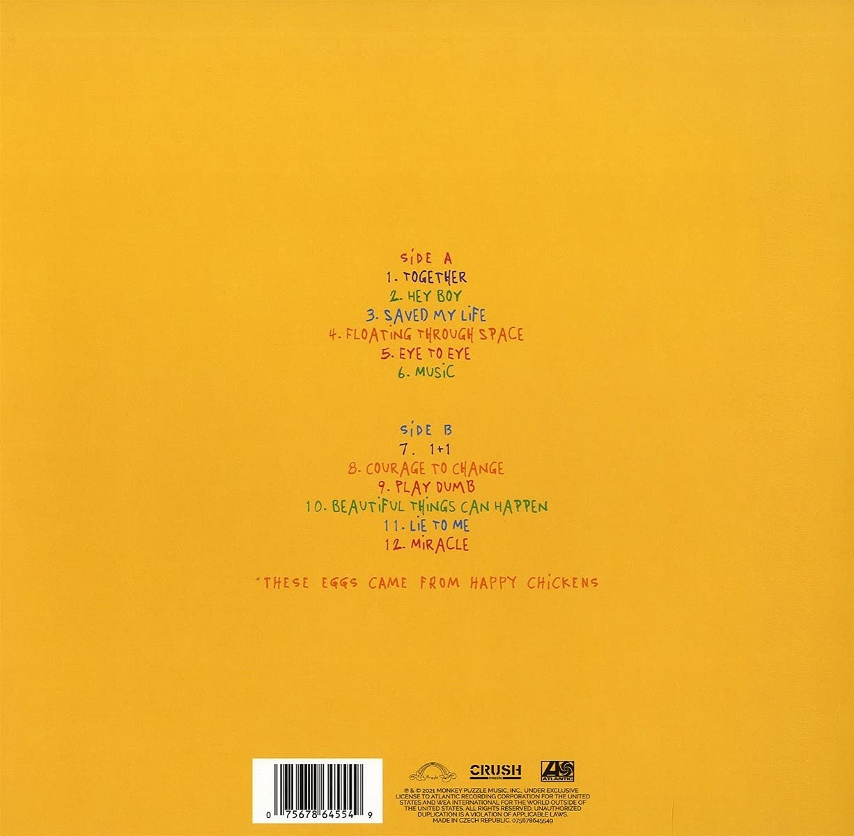 Sia (시아) - 9집 Music: Songs From And Inspired By The Motion Picture [LP] 