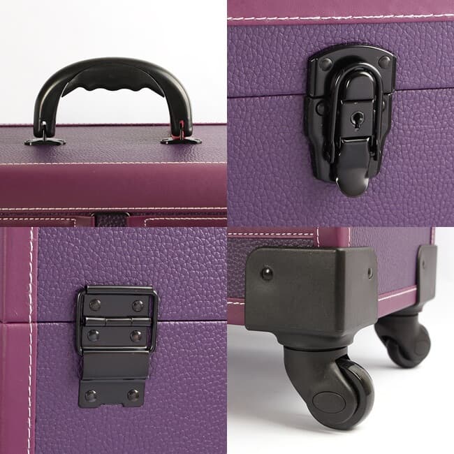 바이올렛 캐리어형 메이크업박스/전문가용 화장품가방