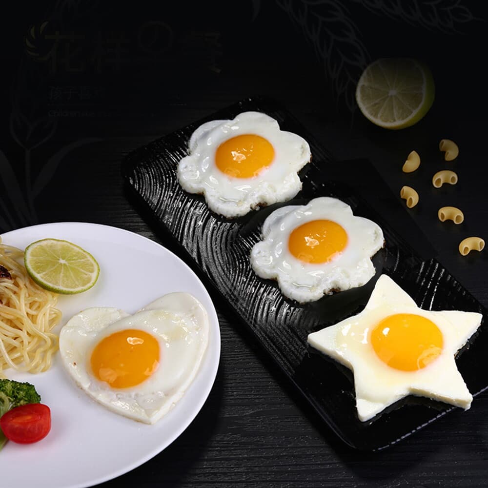 [쿠킹스]후라이 계란틀 3종세트/달걀 모양틀 후라이틀