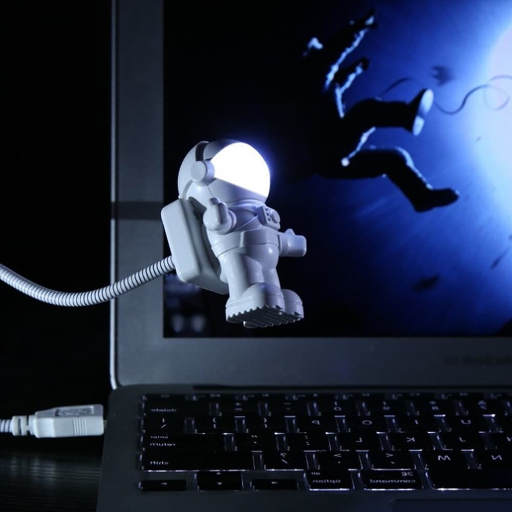 우주비행사 LED USB 라이트 노트북 독서 USB램프