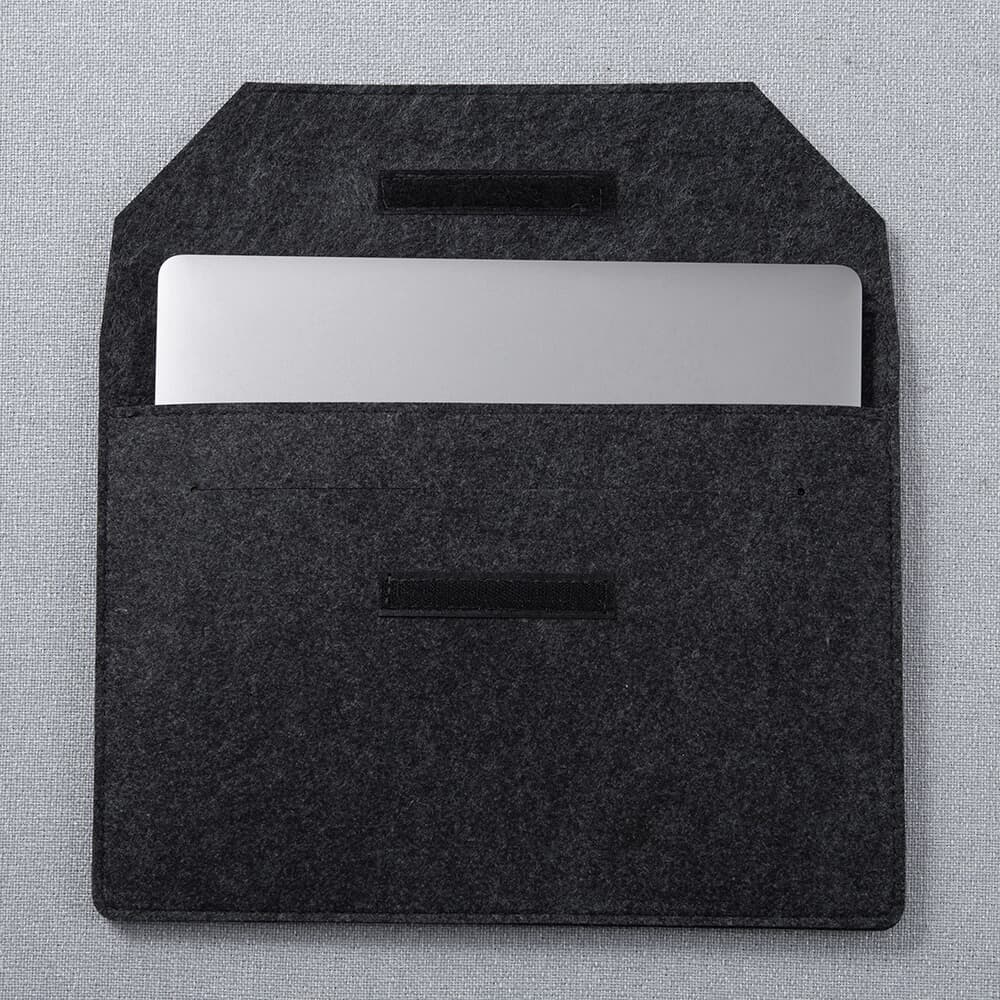 펠트 노트북 슬리브 파우치 태블릿 케이스 13형 블랙