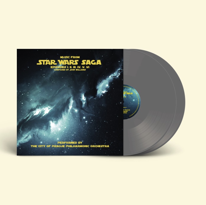 스타워즈 영화음악 (Star Wars Saga: Episodes I-VI OST by John Williams) [그레이 컬러 2LP] 