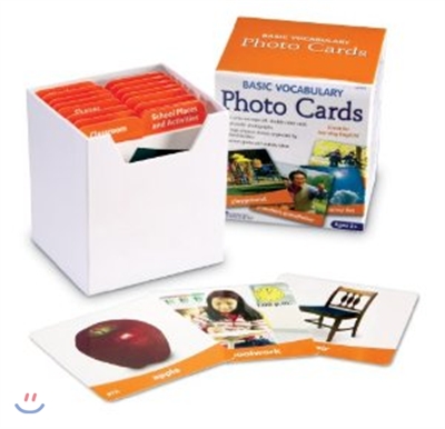 Learning Resources Ler6079 Basic Vocabulary Photo Card Set