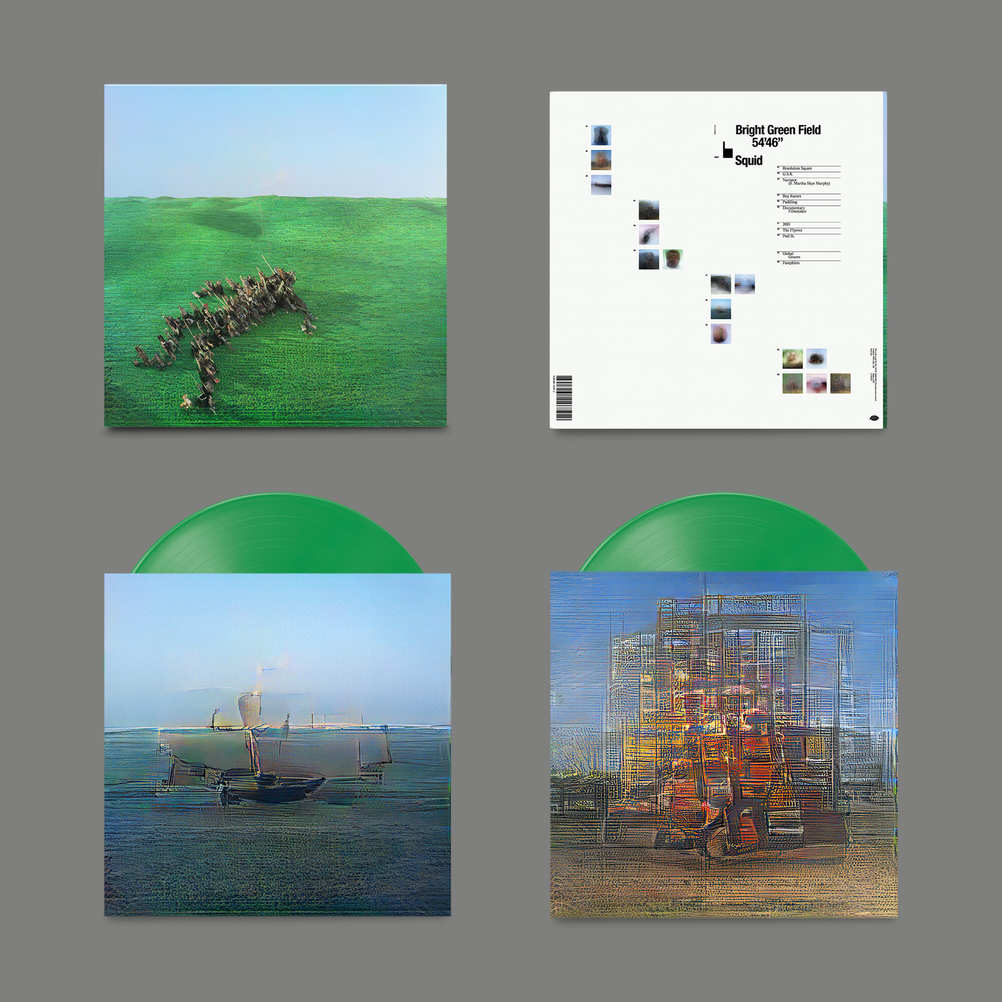 Squid (스퀴드) - 1집 Bright Green Field [그린 컬러 2LP] 