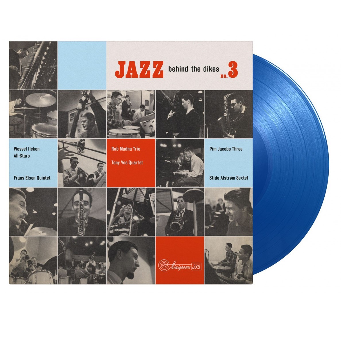 네덜란드 재즈 뮤지션들이 연주한 컴필레이션 앨범 3집 (Jazz Behind the Dikes Vol.3) [블루 컬러 LP] 