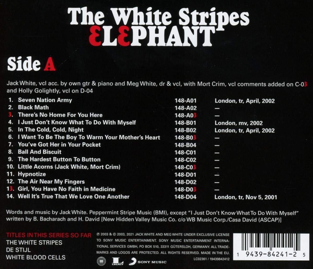 The White Stripes (화이트 스트라입스) - 4집 Elephant 