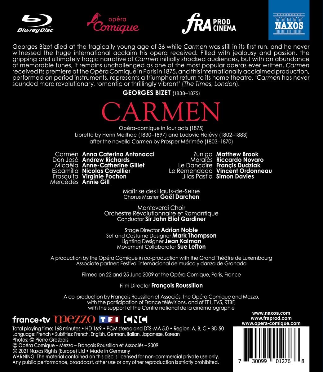 John Eliot Gardiner 비제: 오페라 '카르멘' (Georges Bizet: Carmen) 