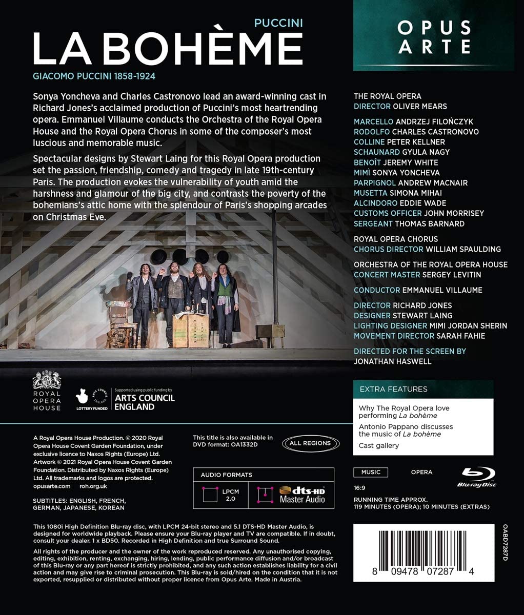 Emmanuel Villaume 푸치니: 오페라 '라 보엠' (Giacomo Puccini: La Boheme) 
