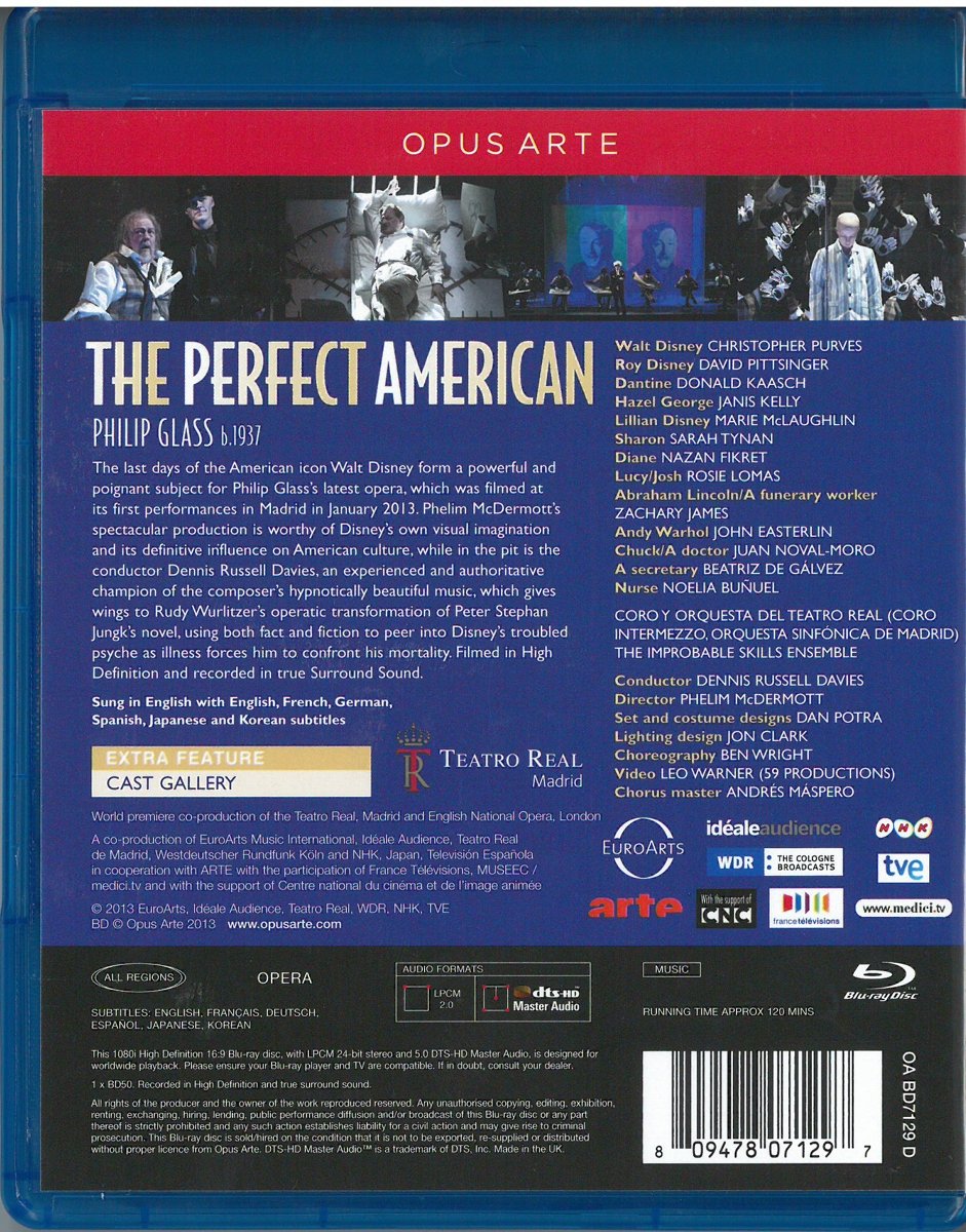 Dennis Russell Davies 필립 글래스: 오페라 '퍼펙트 아메리칸' (Philip Glass: The Perfect American) 