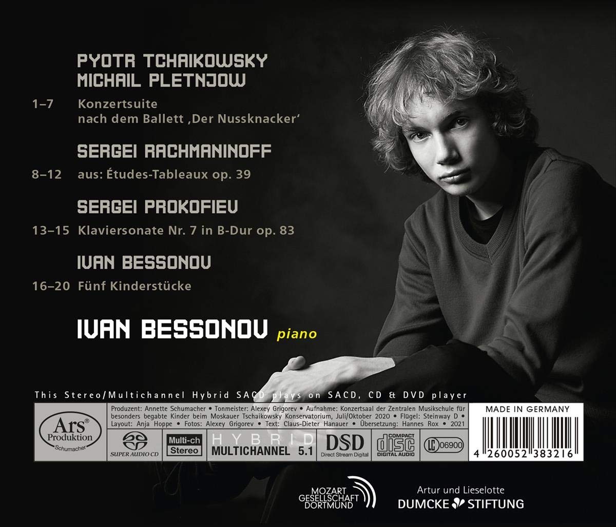 Ivan Bessonov 이반 베소노브가 연주하는 차이코프스키 / 라흐마니노프 / 프로코피예프 (Ivan Bessonov Plays Tchaikovsky / Rachmaninov / Prokofiev) 