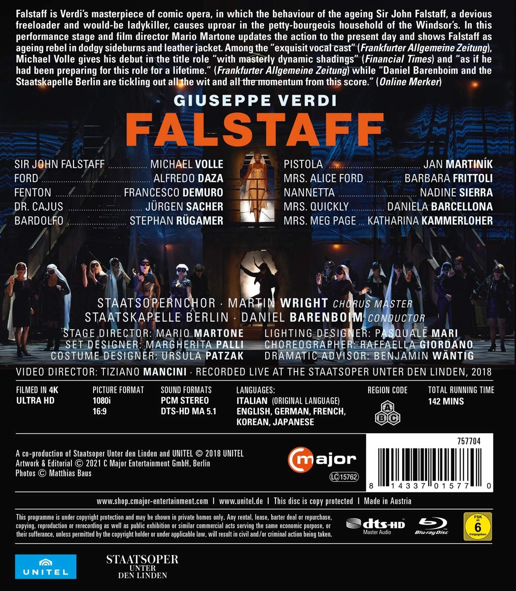 Daniel Barenboim 베르디: 오페라 '팔스타프' (Verdi: Falstaff) 