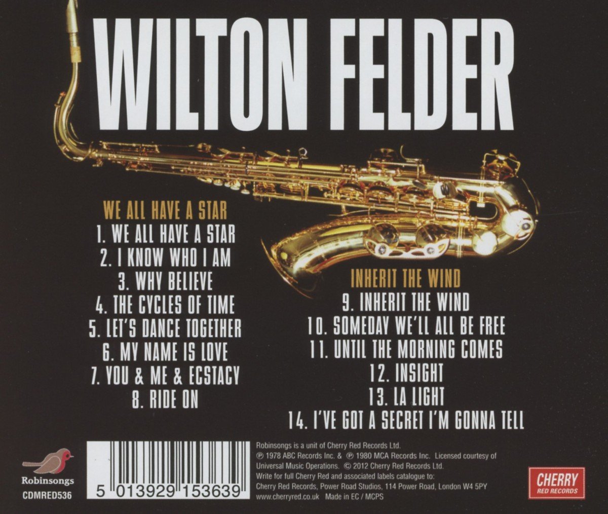 Wilton Felder (윌튼 펠더) - We All Have A Star / Inherit The Wind 