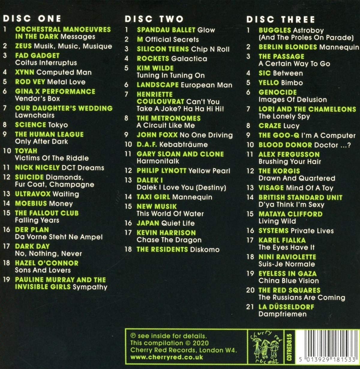 신스 팝 모음집 (Musik Music Musique :1980 - The Dawn Of Synth Pop)
