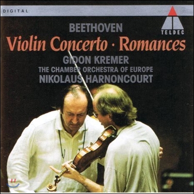 Gidon Kremer / Nikolaus Harnoncourt 베토벤: 바이올린 협주곡 &amp; 로망스 - 기돈 크레머, 아르농쿠르