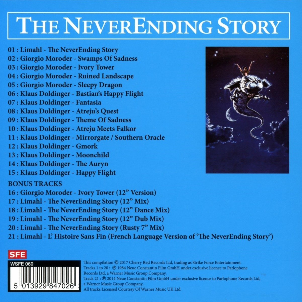 네버엔딩 스토리 영화음악 (The NeverEnding Story OST by Giorgio Moroder / Klaus Doldinger) 