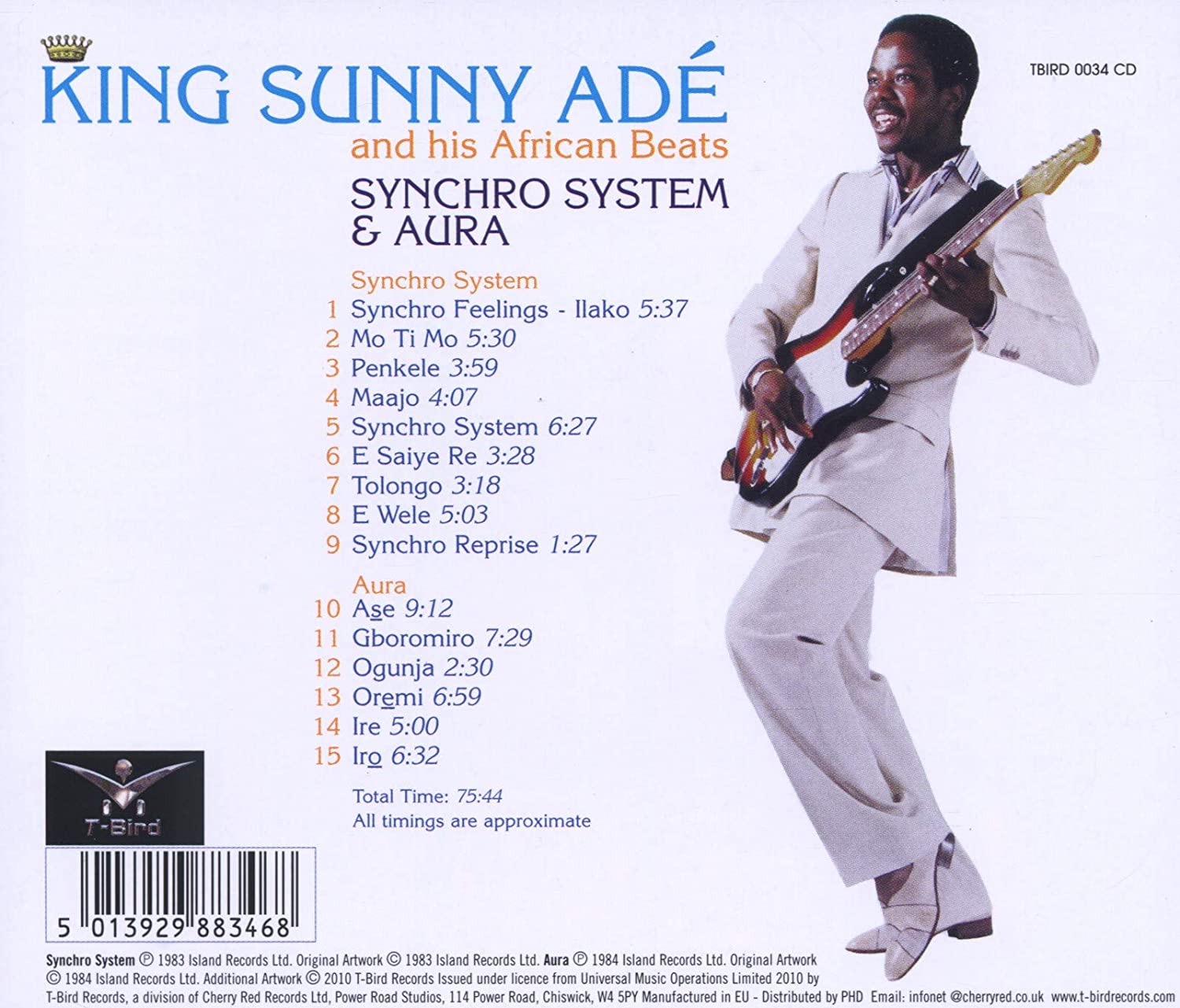 King Sunny Ade And His African Beats (킹 서니 에이드 앤 히즈 아프리칸 비츠) - Synchro System & Aura 