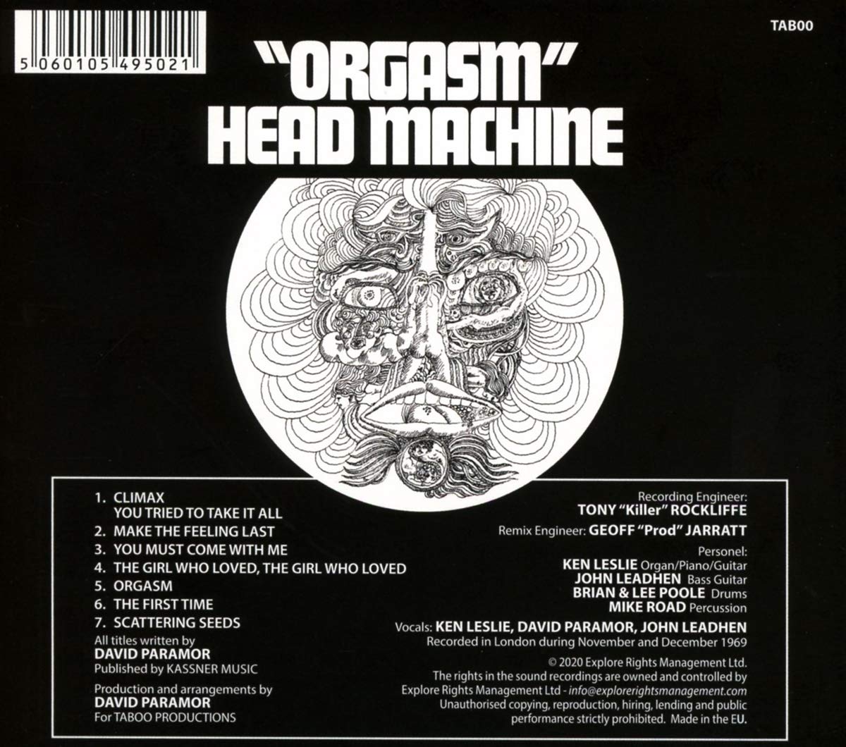 Head Machine (헤드 머신) - Orgasm - 50th Anniversary Re-Master 