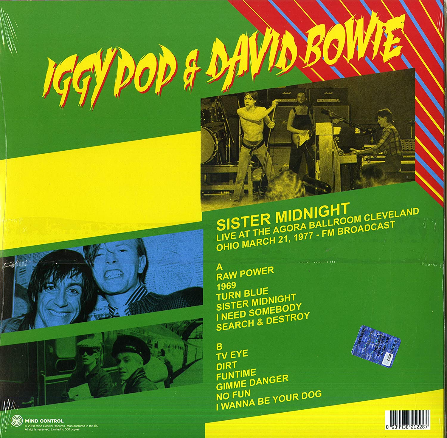 Iggy Pop / David Bowie (이기 팝 / 데이비드 보위) - Sister Midnight [LP] 