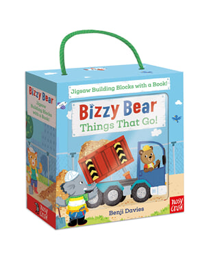 [중고] Bizzy Bear Book and Blocks set