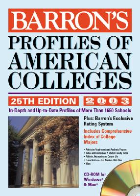 Barron's Profiles of American Colleges 2003