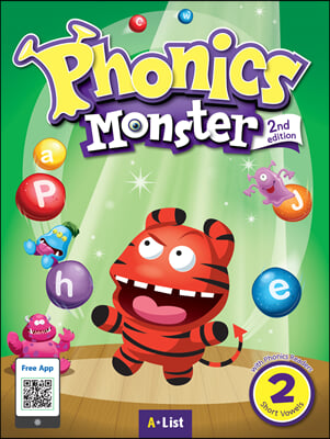 Phonics Monster 2 : Student Book, 2/E  (with App)