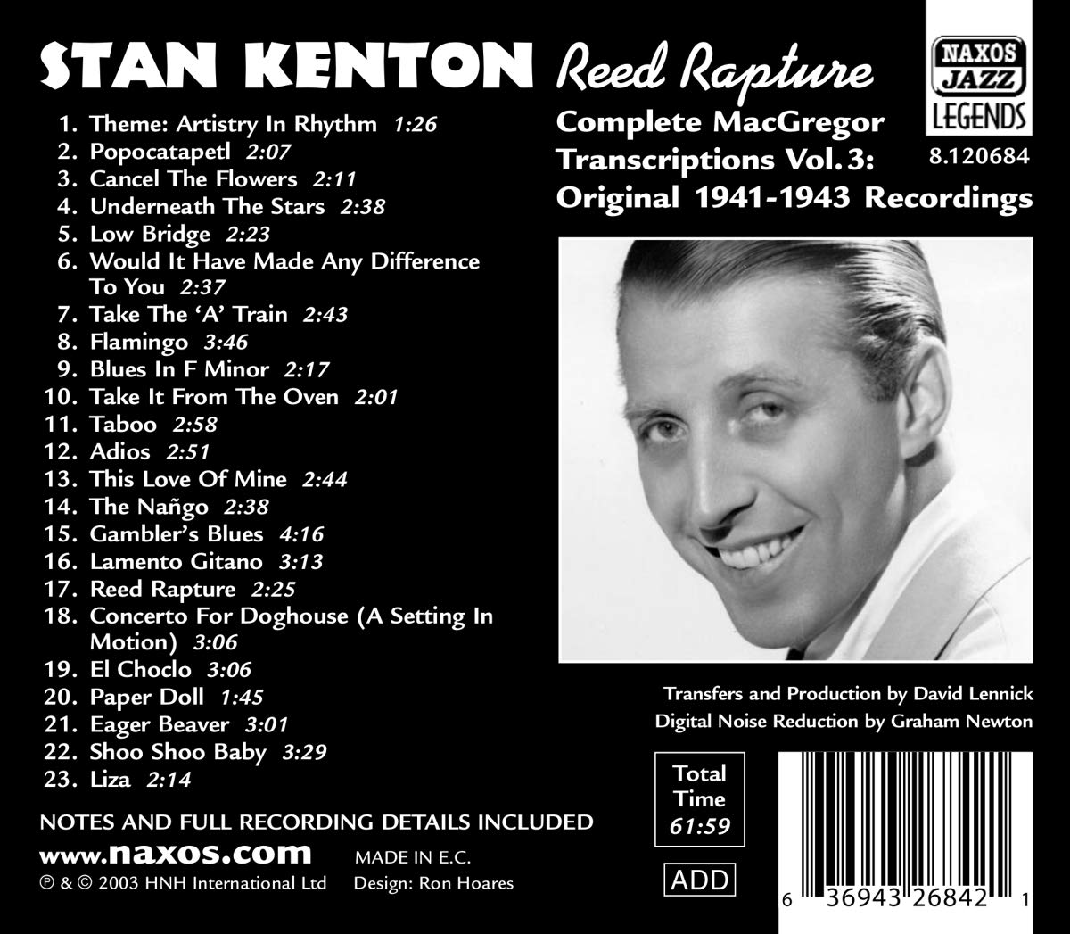 Stan Kenton (스탄 켄톤) - The Complete MacGregor Transcriptions Vol.3 1941-1943