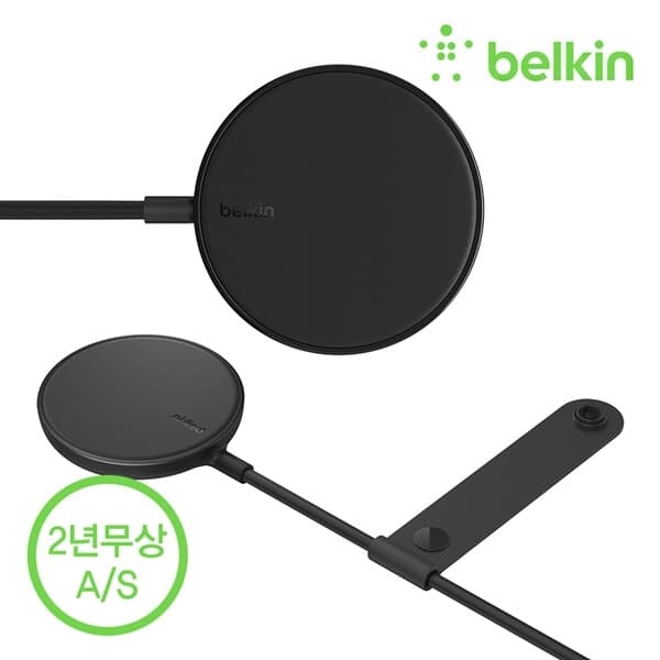 벨킨 마그네틱 7.5W 휴대용 무선 충전 패드 WIA005bt