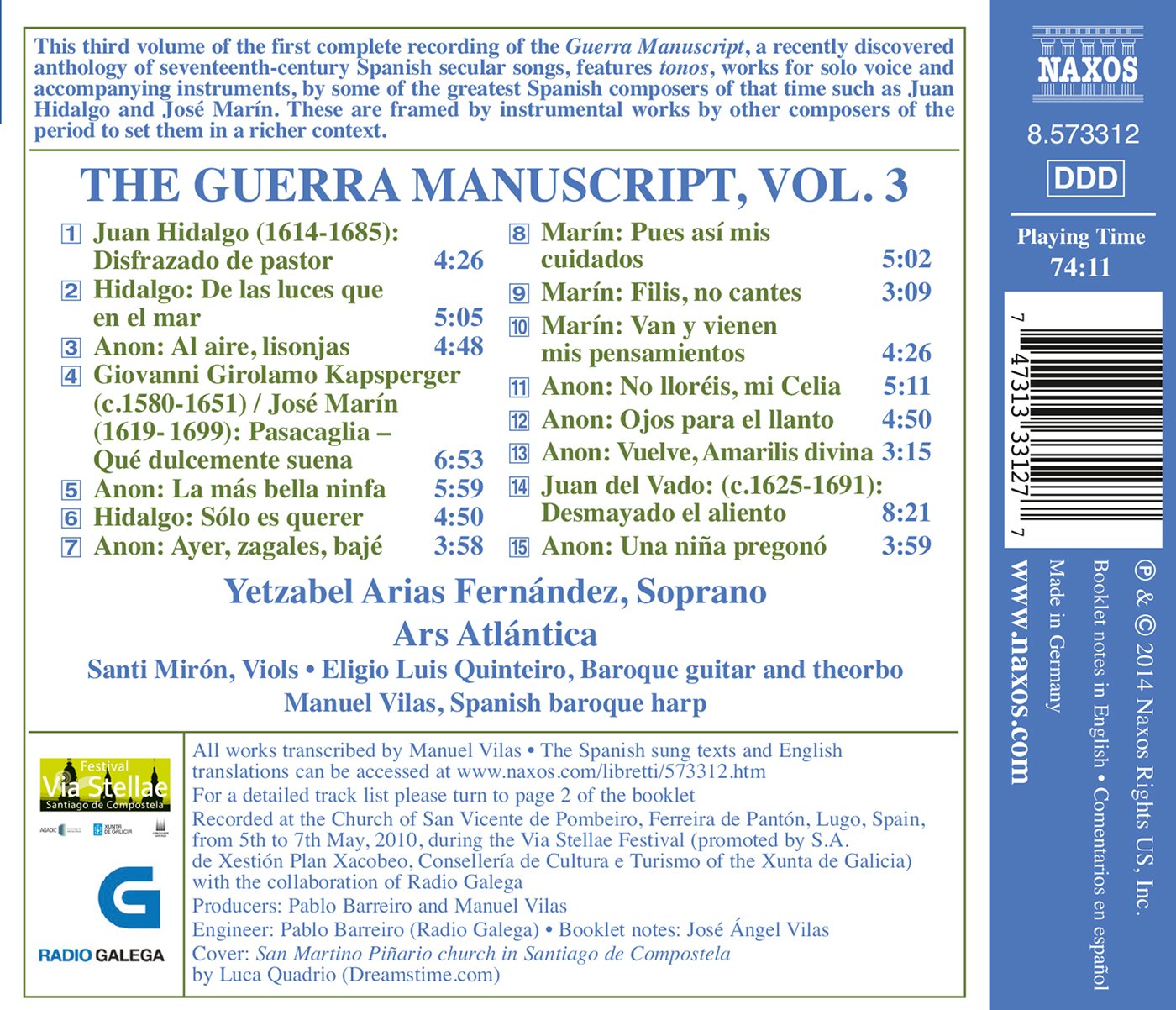 Yetzabel Arias Fernandez 게라 필사본 3집 (The Guerra Manuscript Vol. 3) 