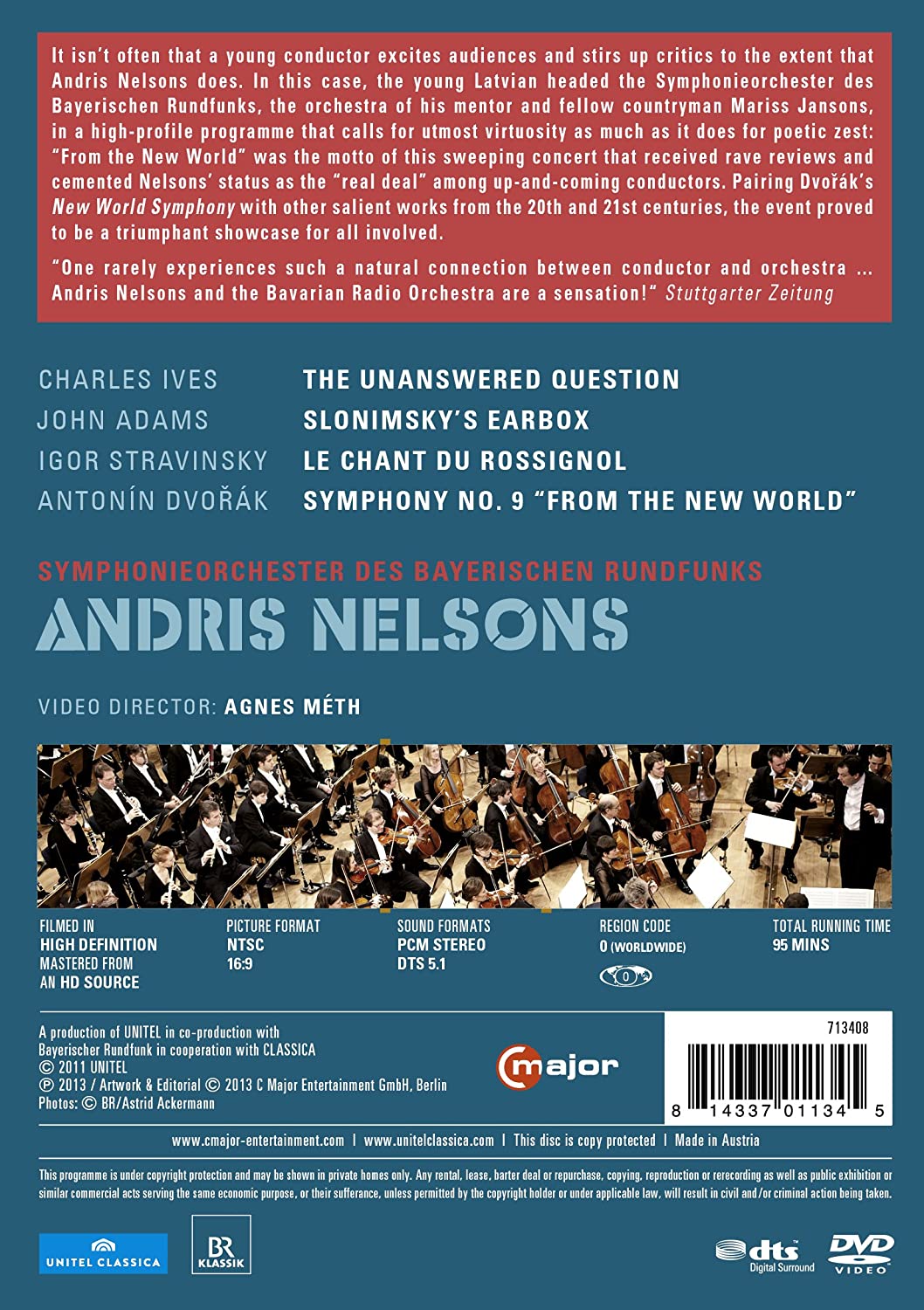 Andris Nelsons 드보르작: 교향곡 9번 ‘신세계로부터’ / 아이브스: 대답없는 질문 외 (Dvorak: Symphony No.9 'From the New World / Ives: The Unanswered Question) 