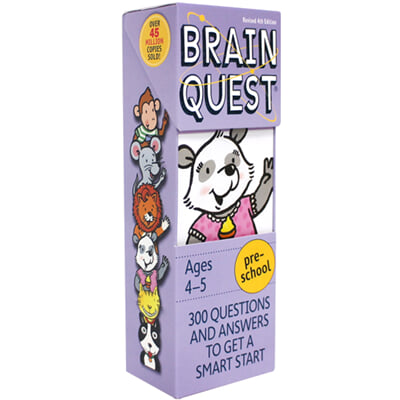 Brain Quest Preschool Q&amp;A Cards: 300 Questions and Answers to Get a Smart Start. Curriculum-based! Teacher-approved! (Card)