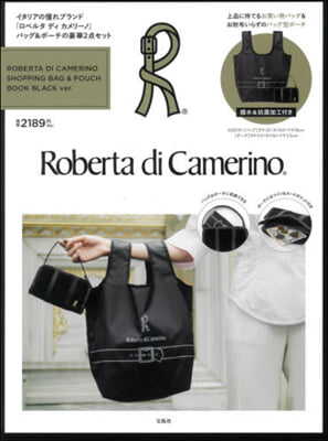 ROBERTA DI CAMERINO SHOPPING BAG &amp; POUCH BOOK BLACK ver.