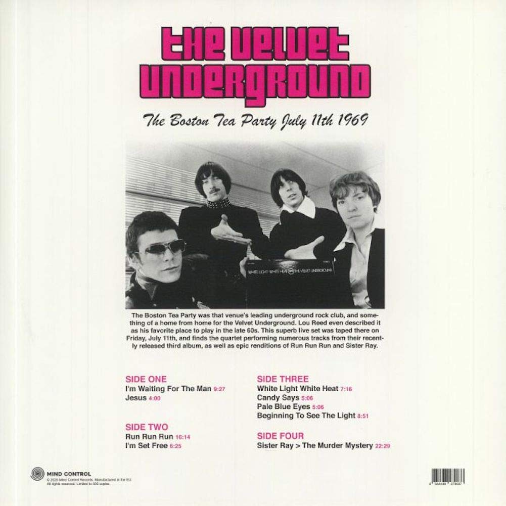 The Velvet Underground (벨벳 언더그라운드) - The Boston Tea Party July 11th 1969 [2LP]