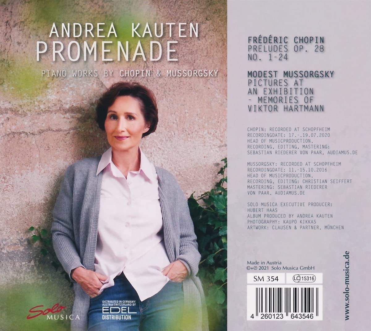 Andrea Kauten 쇼팽: 전주곡 / 무소르그스키: 전람회의 그림 (Chopin: 24 Preludes Op.28 / Mussorgsky: Pictures at an Exhibition) 