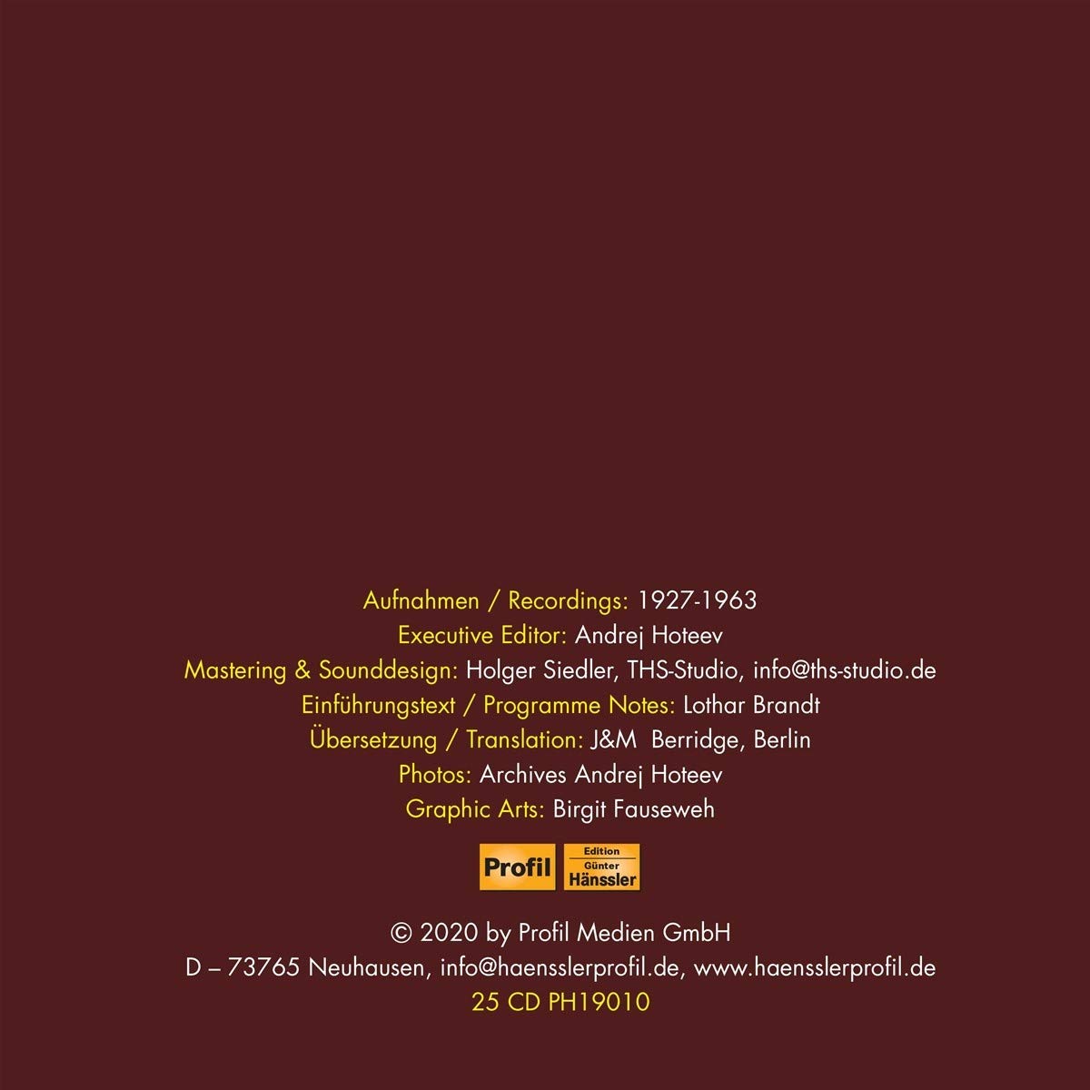 Soloists of the Bolshoi Theatre 림스키-코르사코프: 오페라 전집 (Rimsky-Korsakov: Complete Operas and Fragments)