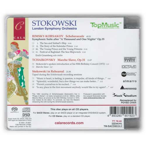 Leopold Stokowski 림스키-코르샤코프: 세헤라자데 / 차이코프스키: 슬라브 행진곡 (Rimsky-Korsakov: Scheherazade / Tachikovsky: Marche Slave) 