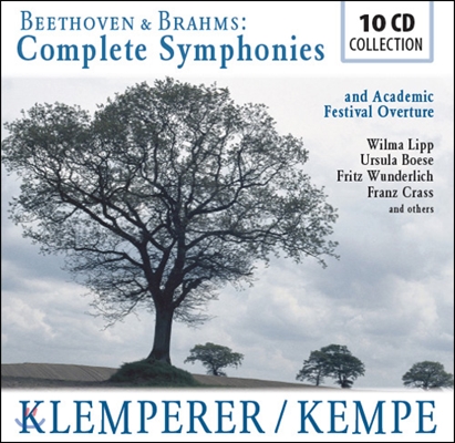 [수입] 클렘페러의 베토벤 교향곡 전곡 &amp; 켐페의 브람스 교향곡 전곡 [10CD]