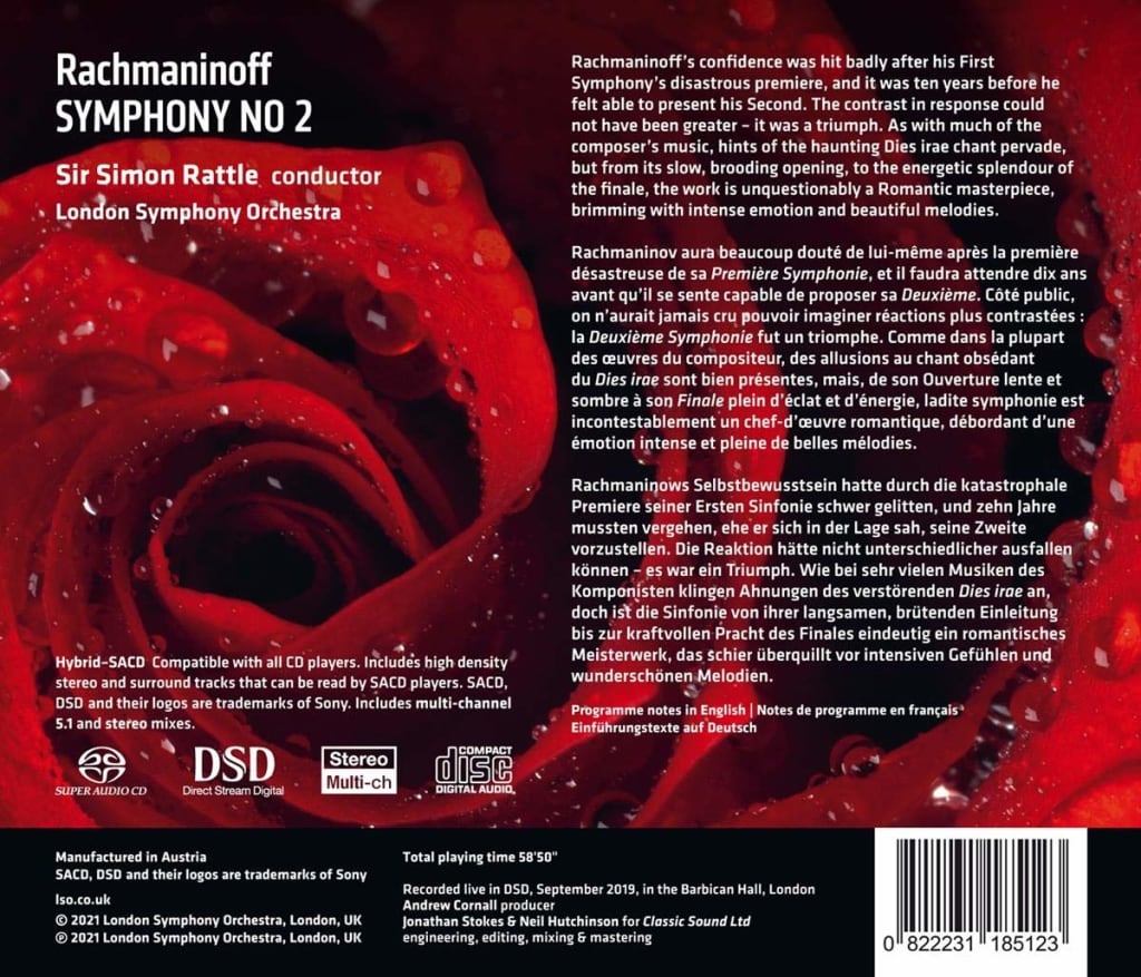 Simon Rattle 라흐마니노프: 교향곡 2번 - 사이먼 래틀 (Rachmaninov: Symphony Op.27) 
