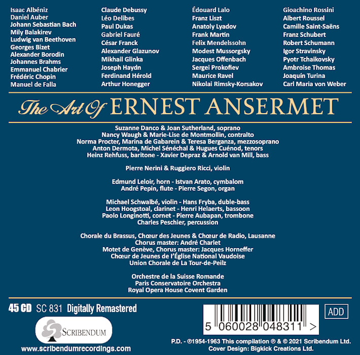 에르네스트 앙세르메의 예술 (The Art of Ernest Ansermet)