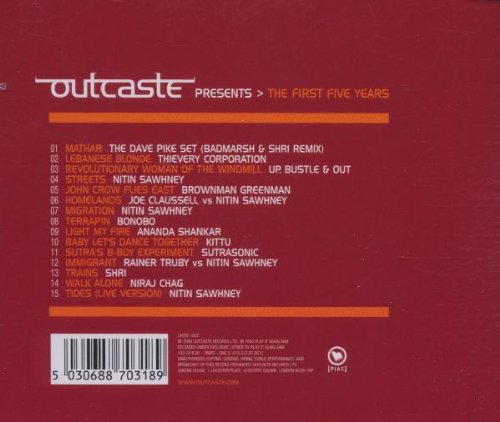 일렉트로닉 컴필레이션 - 아웃캐스트 프레젠트 (Outcaste Presents > The First Five Years) 