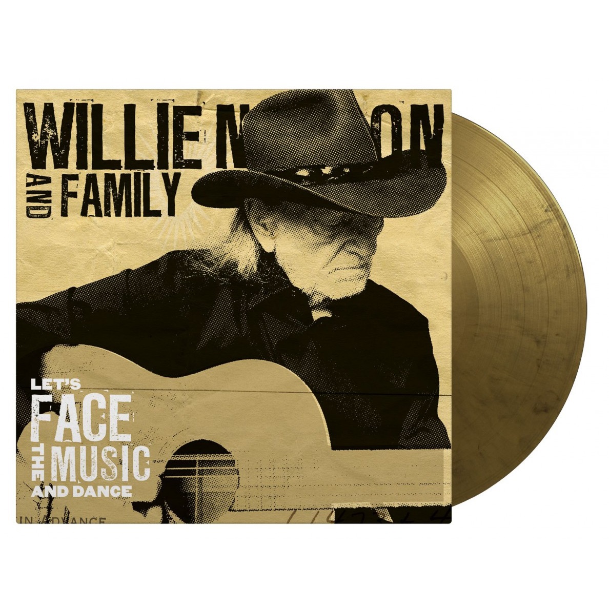 Willie Nelson & Family (윌리 넬슨 앤 패밀리) - Let's Face The Music And Dance [블랙 & 골드 마블 컬러 LP] 