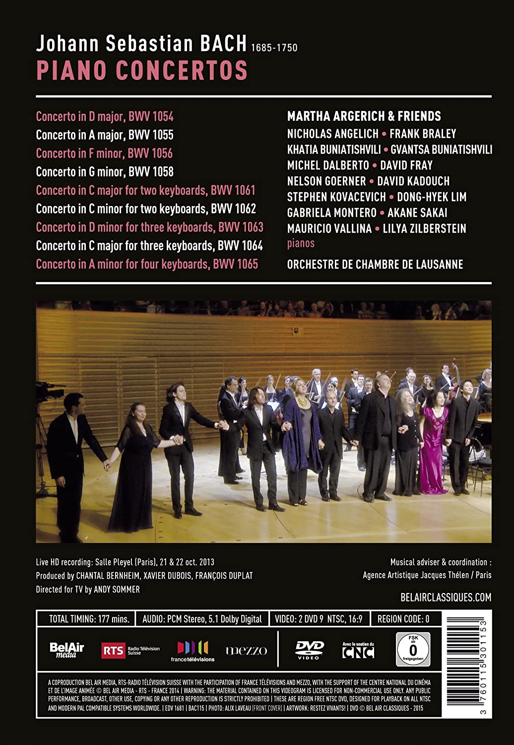 임동혁 / Martha Argerich 아르헤리치와 친구들 - 바흐: 피아노 협주곡들 (J.S. Bach: Piano Concertos - Martha Argerich and friends)