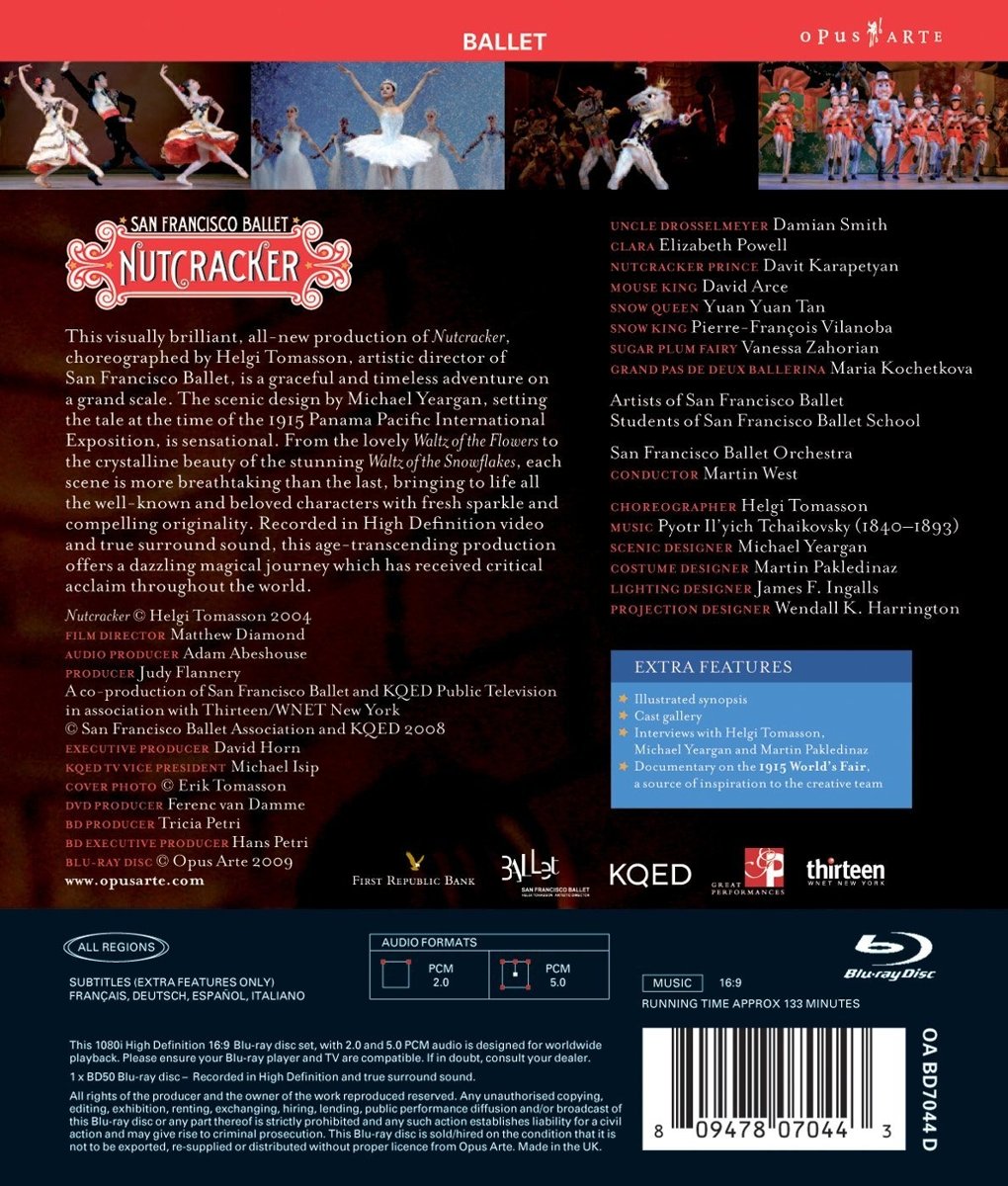 Martin West 차이코프스키: 호두까기 인형 (Tchaikovsky: The Nutcracker - San Francisco Ballet) 