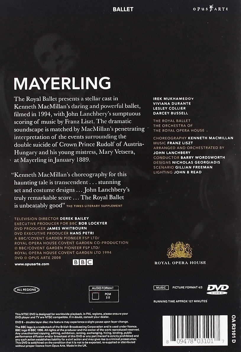 Barry Wordsworth 케네스 맥밀란: 발레 '마이얼링' (Kenneth MacMillan: Mayerling) 