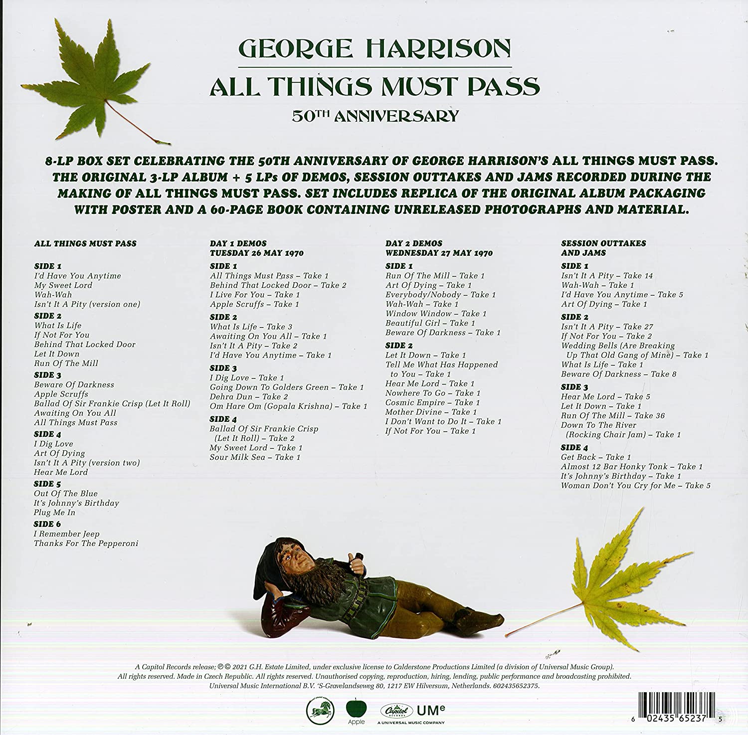 George Harrison (조지 해리슨) - All Things Must Pass [8LP] 