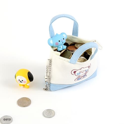 [BT21] 베이비 캔버스 미니 파우치 JELLY CANDY