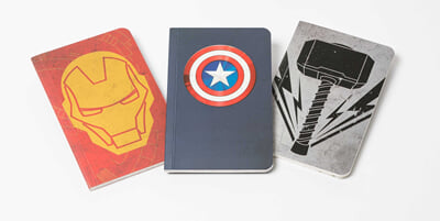 Marvels Avengers Pocket Notebook Collection (Set of 3)