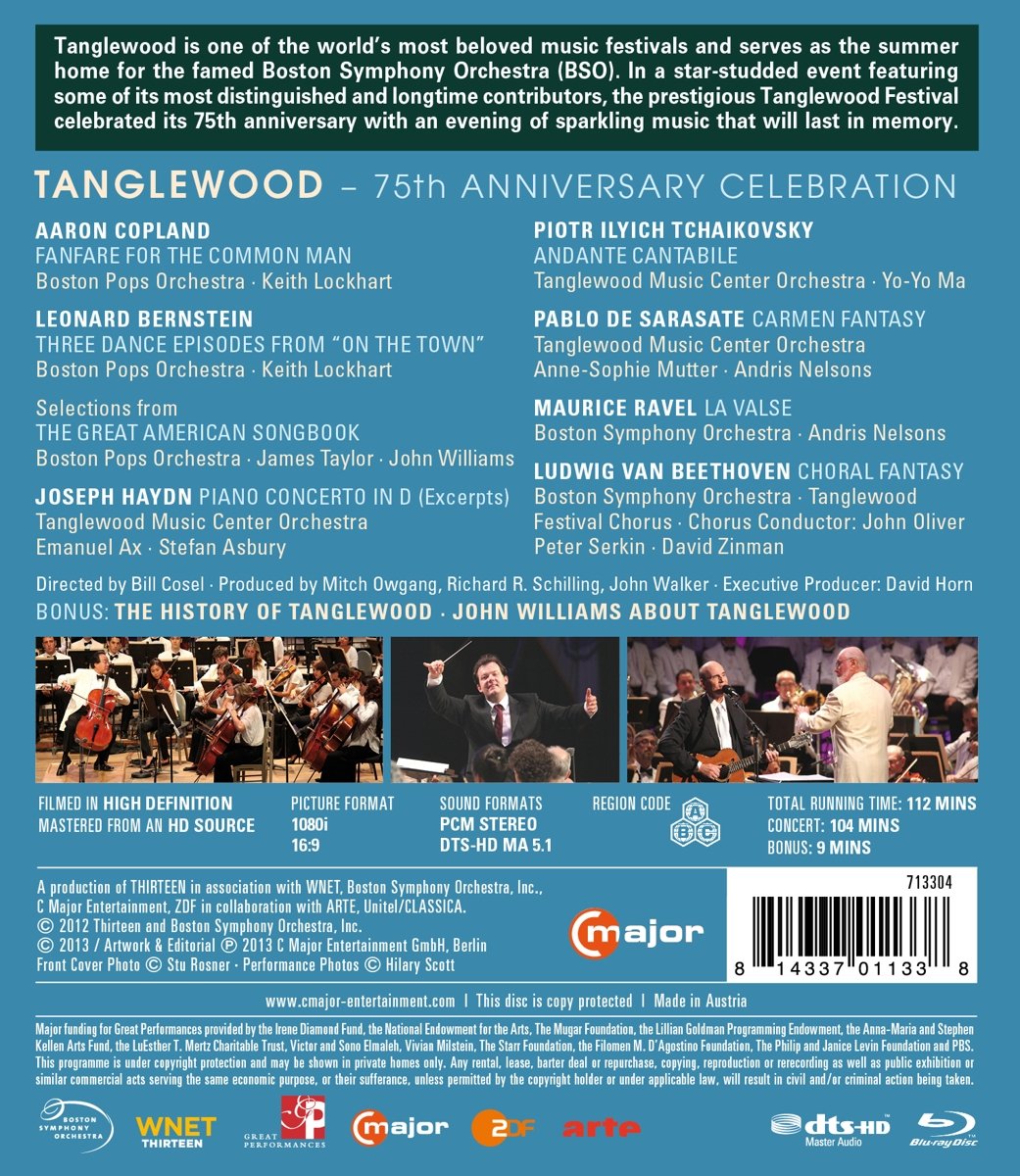 탱글우드 페스티벌 75주년 기념 갈라 콘서트 (Tanglewood: 75th Anniversary Celebration) 