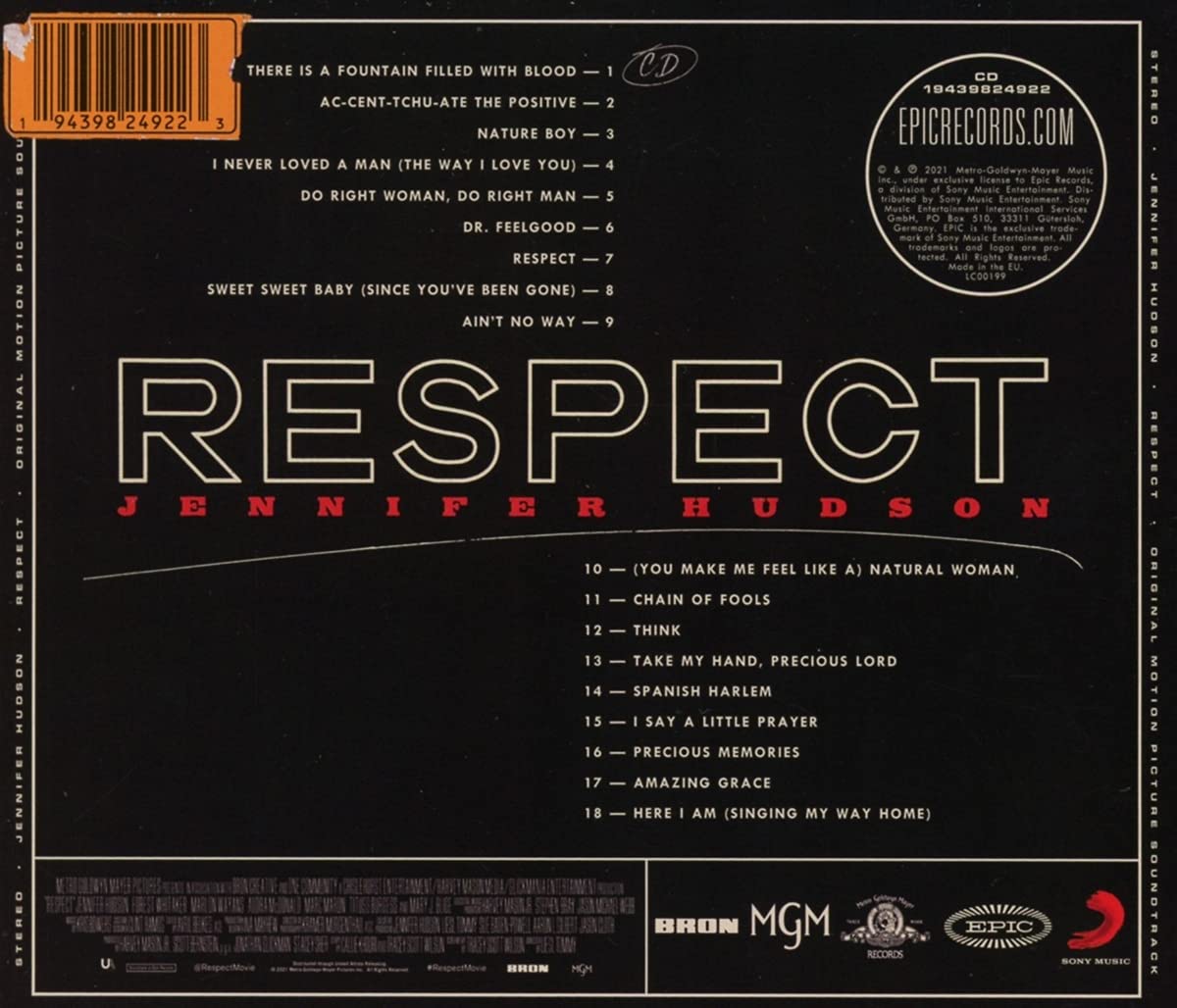 리스펙트 영화음악 (Respect OST by Jennifer Hudson) 