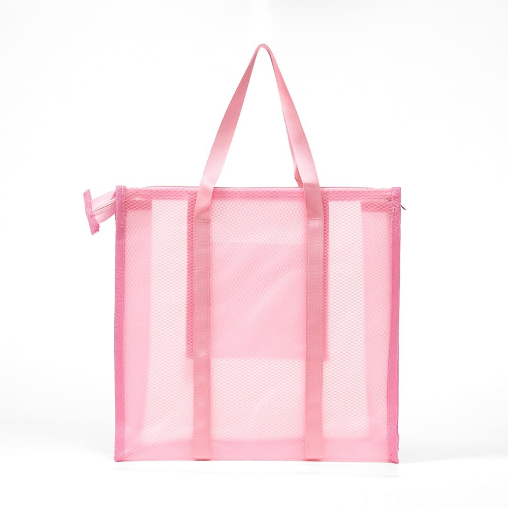 아쿠아 방수 비치백(핑크) 물놀이 수영장가방